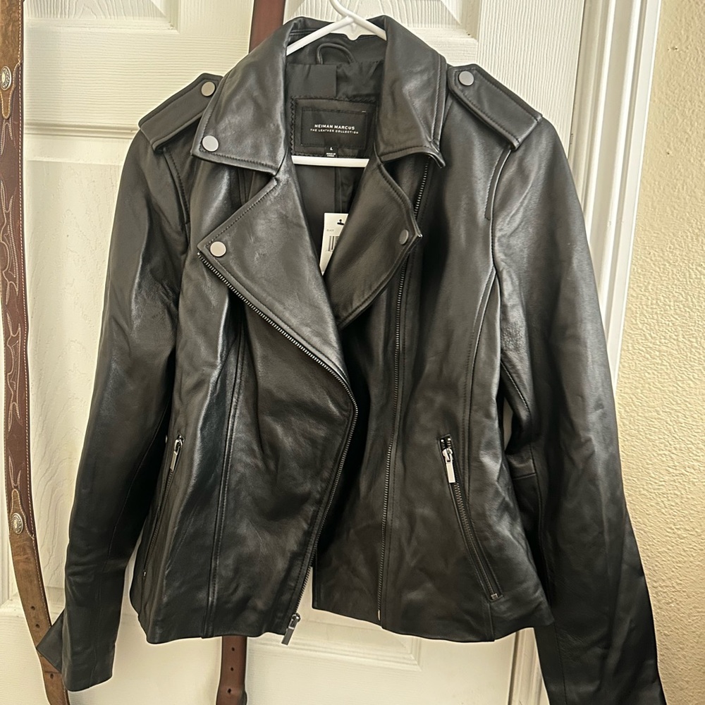 Neiman Marcus leather jacket